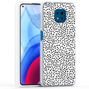 Polka Dot Blk2 Print Slim Cover For Motorola Moto G (Power, Stylus, Play, 5G), Print in USA