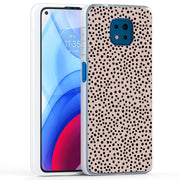 Polka Dots Brn Print Slim Cover For Motorola Moto G (Power, Stylus, Play, 5G), Print in USA