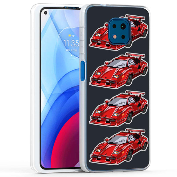 Lambo Countach Print Slim Cover For Motorola Moto G (Power, Stylus, Play, 5G), Print in USA