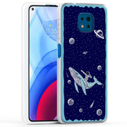 Space Whale 5 Print Slim Cover For Motorola Moto G (Power, Stylus, Play, 5G), Print in USA