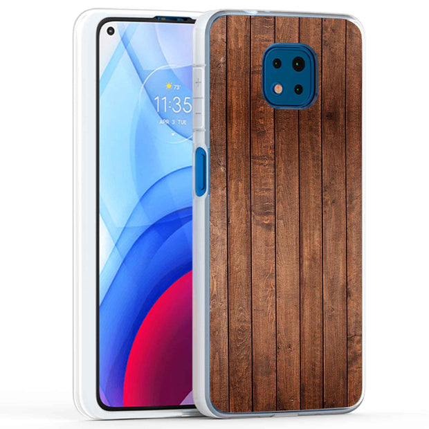 Wood 7 Print Slim Cover For Motorola Moto G (Power, Stylus, Play, 5G), Print in USA