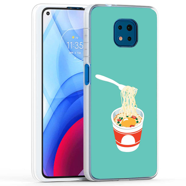 Tasty Ramen Print Slim Cover For Motorola Moto G (Power, Stylus, Play, 5G), Print in USA