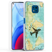 Travel World Print Slim Cover For Motorola Moto G (Power, Stylus, Play, 5G), Print in USA