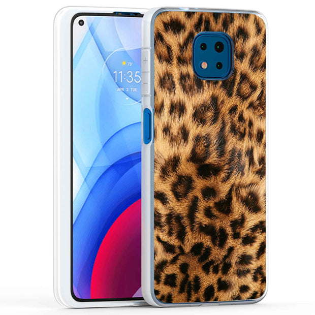 Leopard Skin Print Slim Cover For Motorola Moto G (Power, Stylus, Play, 5G), Print in USA