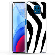 Zebra Stripe Print Slim Cover For Motorola Moto G (Power, Stylus, Play, 5G), Print in USA