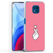 Finger Heart Print Slim Cover For Motorola Moto G (Power, Stylus, Play, 5G), Print in USA