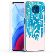 Music Note Print Slim Cover For Motorola Moto G (Power, Stylus, Play, 5G), Print in USA