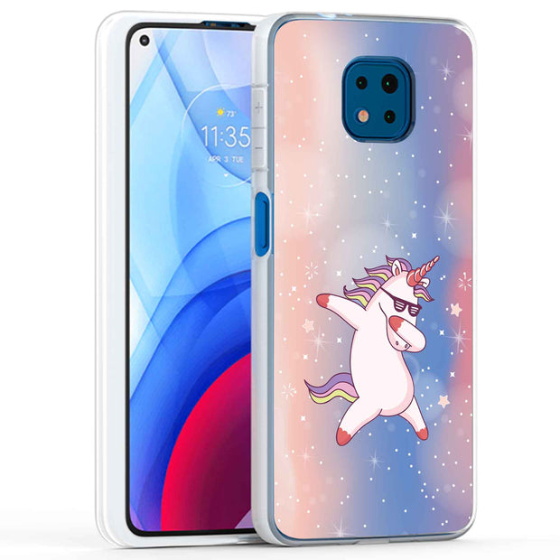 Unicorn Dab Print Slim Cover For Motorola Moto G (Power, Stylus, Play, 5G), Print in USA