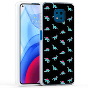 Dinosaurs Shape Print Slim Cover For Motorola Moto G (Power, Stylus, Play, 5G), Print in USA