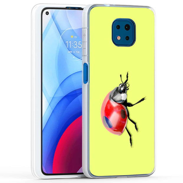 Ladybug Photo Print Slim Cover For Motorola Moto G (Power, Stylus, Play, 5G), Print in USA