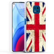Old UK Flag Print Slim Cover For Motorola Moto G (Power, Stylus, Play, 5G), Print in USA