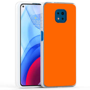 Vivid Orange Print Slim Cover For Motorola Moto G (Power, Stylus, Play, 5G), Print in USA