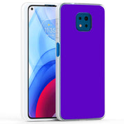 Blue Violet Print Slim Cover For Motorola Moto G (Power, Stylus, Play, 5G), Print in USA