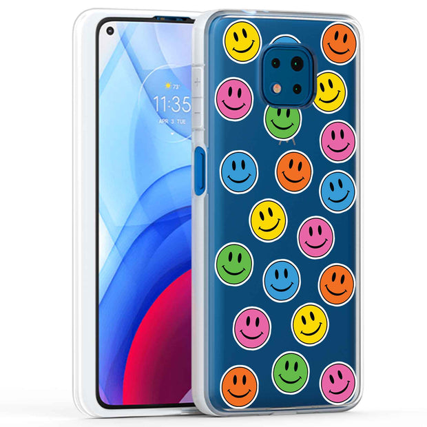 Icon Collage Print Slim Cover For Motorola Moto G (Power, Stylus, Play, 5G), Print in USA