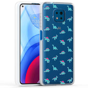 Cute Dinosaur Print Slim Cover For Motorola Moto G (Power, Stylus, Play, 5G), Print in USA