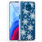 Snowflake 2 Print Slim Cover For Motorola Moto G (Power, Stylus, Play, 5G), Print in USA