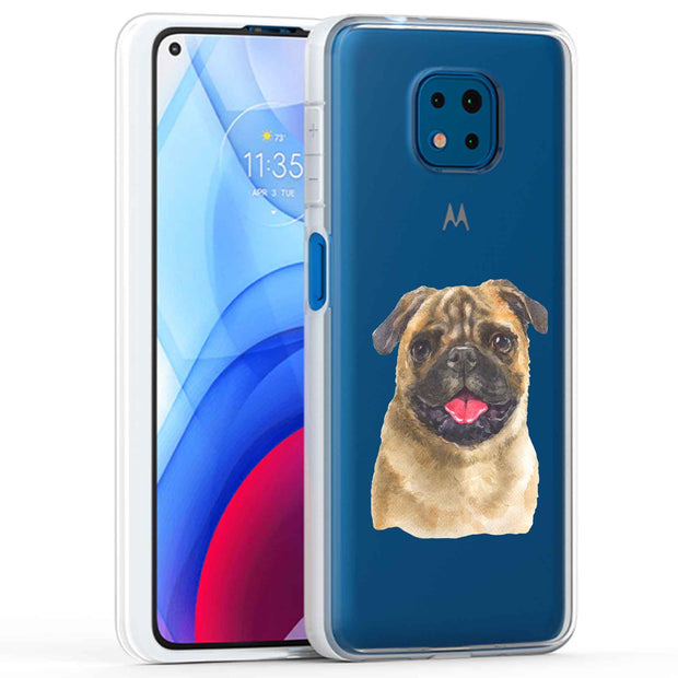 Dog Painting j Print Slim Cover For Motorola Moto G (Power, Stylus, Play, 5G), Print in USA