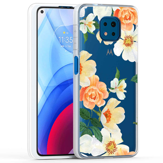 Flower 8 Print Slim Cover For Motorola Moto G (Power, Stylus, Play, 5G), Print in USA