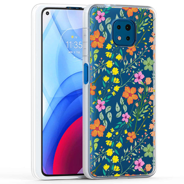 Flower 20 Print Slim Cover For Motorola Moto G (Power, Stylus, Play, 5G), Print in USA