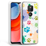 Paw Color  Print Slim Cover For Motorola Moto G (Power, Stylus, Play, 5G), Print in USA