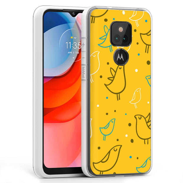 Birds Dots 1 Print Slim Cover For Motorola Moto G (Power, Stylus, Play, 5G), Print in USA