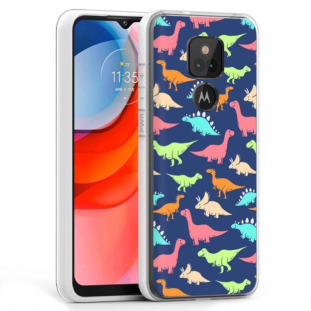 Dinosaur 1 Print Slim Cover For Motorola Moto G (Power, Stylus, Play, 5G), Print in USA