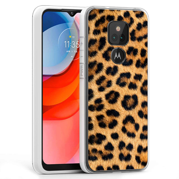 Leopard Fur 4 Print Slim Cover For Motorola Moto G (Power, Stylus, Play, 5G), Print in USA