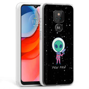 Pew Pew Alien Print Slim Cover For Motorola Moto G (Power, Stylus, Play, 5G), Print in USA