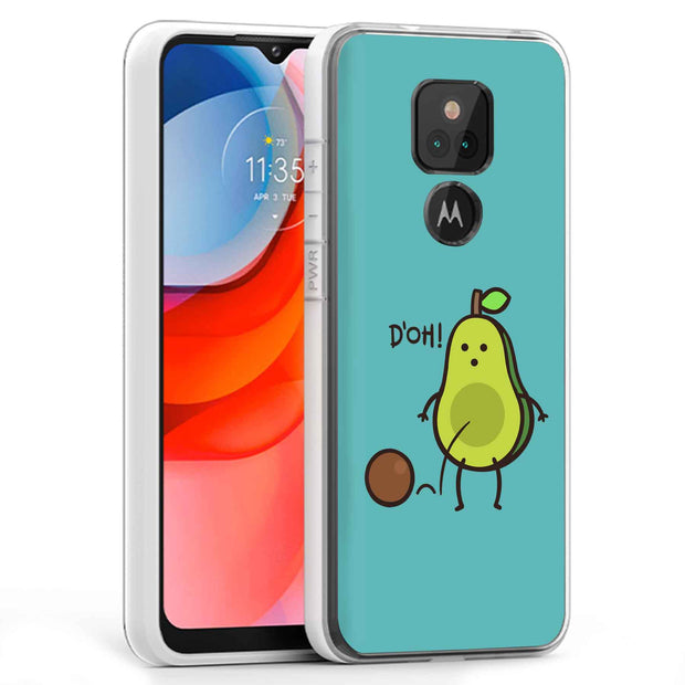 Funny Avocado 2 Print Slim Cover For Motorola Moto G (Power, Stylus, Play, 5G), Print in USA