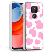 Cow Shape Pink Print Slim Cover For Motorola Moto G (Power, Stylus, Play, 5G), Print in USA