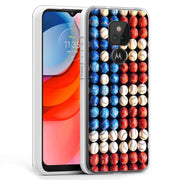 USA Baseball Print Slim Cover For Motorola Moto G (Power, Stylus, Play, 5G), Print in USA