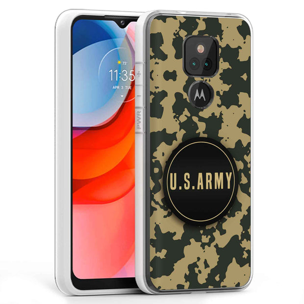 US Army 1 Print Slim Cover For Motorola Moto G (Power, Stylus, Play, 5G), Print in USA