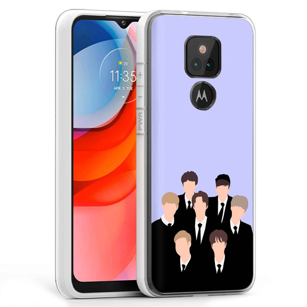 BTS KPOP 10 Print Slim Cover For Motorola Moto G (Power, Stylus, Play, 5G), Print in USA