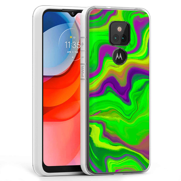 Opal Marble 9 Print Slim Cover For Motorola Moto G (Power, Stylus, Play, 5G), Print in USA