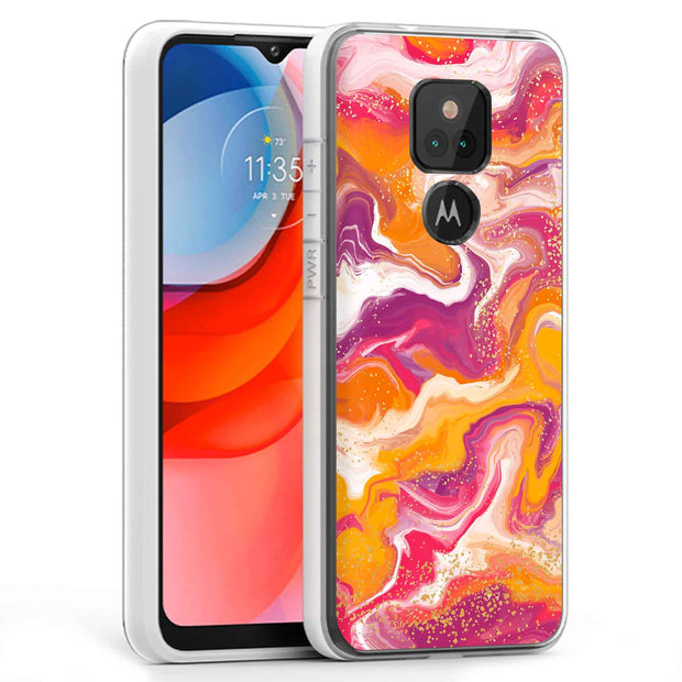 Opal Marble 16 Print Slim Cover For Motorola Moto G (Power, Stylus, Play, 5G), Print in USA