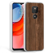 Wood 3 Print Slim Cover For Motorola Moto G (Power, Stylus, Play, 5G), Print in USA