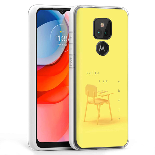 Hi I am Chair Print Slim Cover For Motorola Moto G (Power, Stylus, Play, 5G), Print in USA