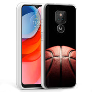 Basketball Fade Print Slim Cover For Motorola Moto G (Power, Stylus, Play, 5G), Print in USA