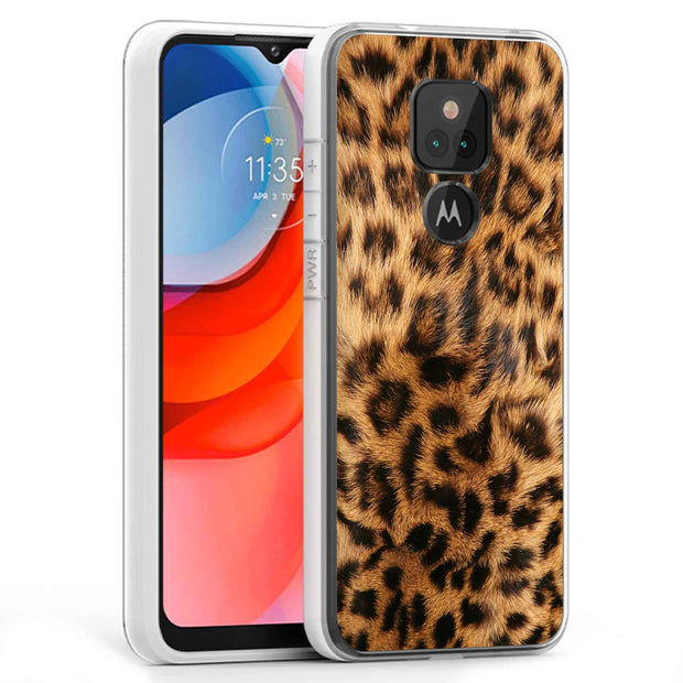 Leopard Skin Print Slim Cover For Motorola Moto G (Power, Stylus, Play, 5G), Print in USA