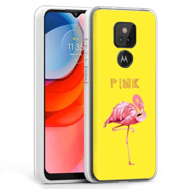 Flamingo Stand Print Slim Cover For Motorola Moto G (Power, Stylus, Play, 5G), Print in USA