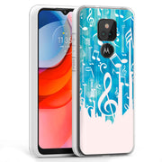 Music Note Print Slim Cover For Motorola Moto G (Power, Stylus, Play, 5G), Print in USA