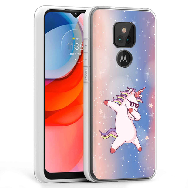 Unicorn Dab Print Slim Cover For Motorola Moto G (Power, Stylus, Play, 5G), Print in USA