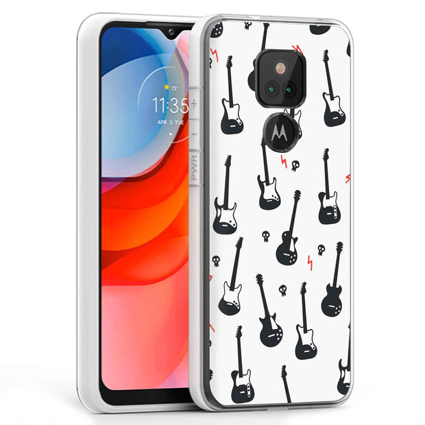 Rock Guitar Print Slim Cover For Motorola Moto G (Power, Stylus, Play, 5G), Print in USA