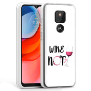 Wine Not Print Slim Cover For Motorola Moto G (Power, Stylus, Play, 5G), Print in USA