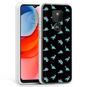 Dinosaurs Shape Print Slim Cover For Motorola Moto G (Power, Stylus, Play, 5G), Print in USA