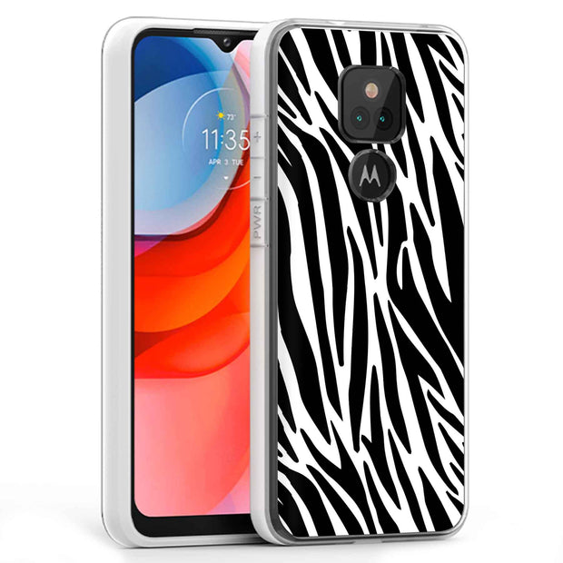 Zebra 2 Print Slim Cover For Motorola Moto G (Power, Stylus, Play, 5G), Print in USA