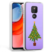 Xmas Tree Print Slim Cover For Motorola Moto G (Power, Stylus, Play, 5G), Print in USA