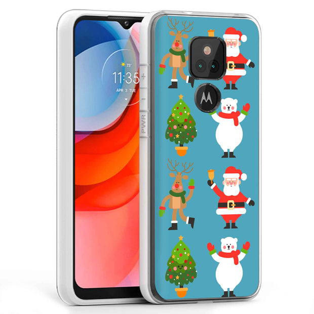 Cute Christmas Print Slim Cover For Motorola Moto G (Power, Stylus, Play, 5G), Print in USA