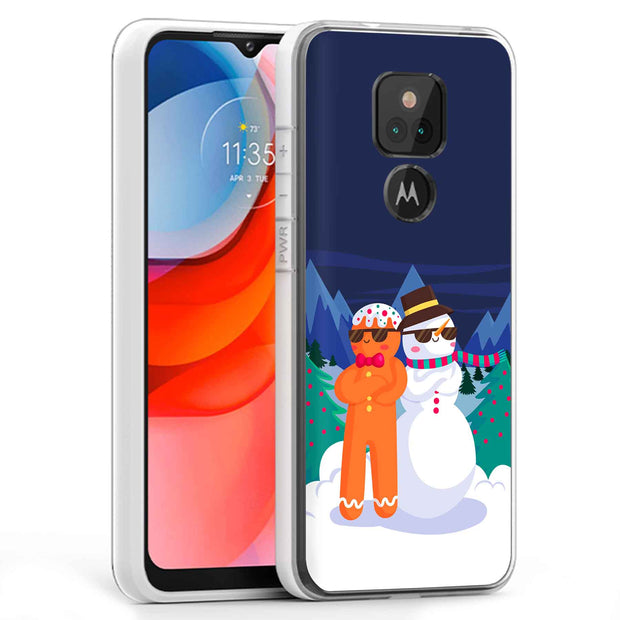 Cool Snowman Print Slim Cover For Motorola Moto G (Power, Stylus, Play, 5G), Print in USA