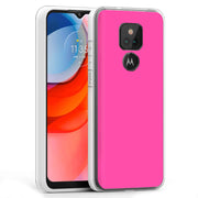 Hot Pink Print Slim Cover For Motorola Moto G (Power, Stylus, Play, 5G), Print in USA